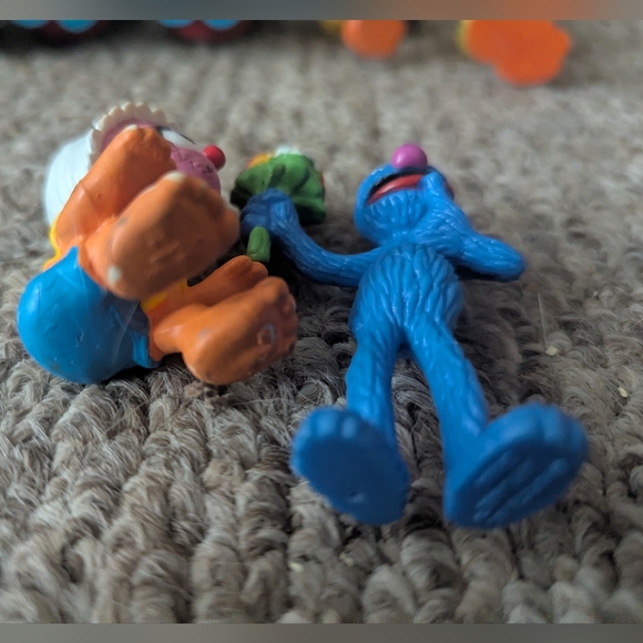 Vintage Sesame Street Lot Of 7 Character Figures - Picture 10 of 12